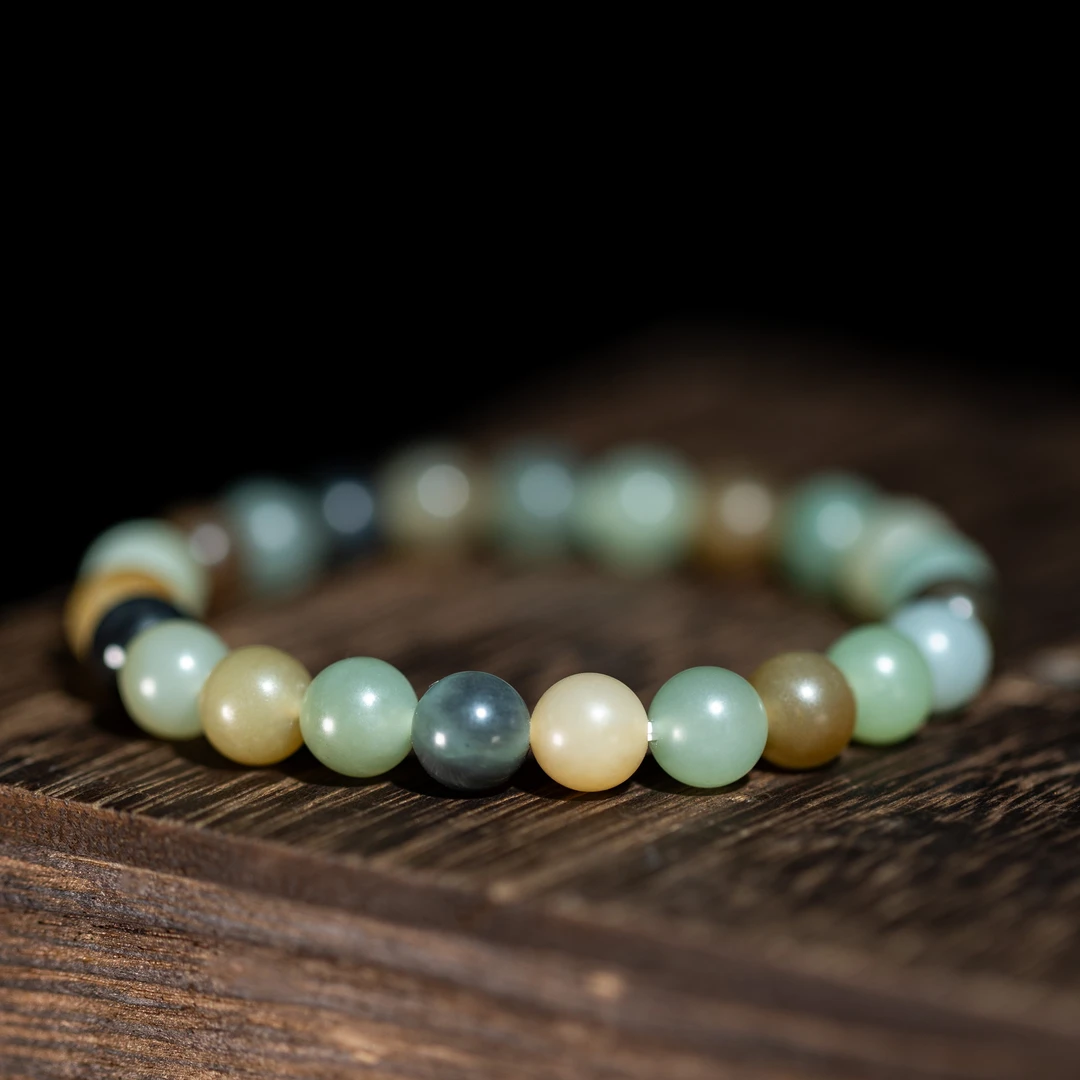 白玉世家和田玉楼兰手串