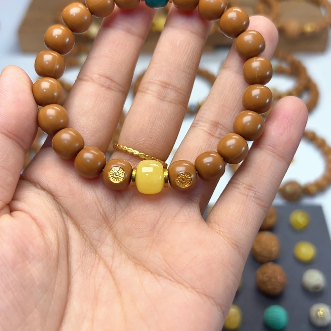 ❥***皮猴头核桃手串老型9.5双标双配