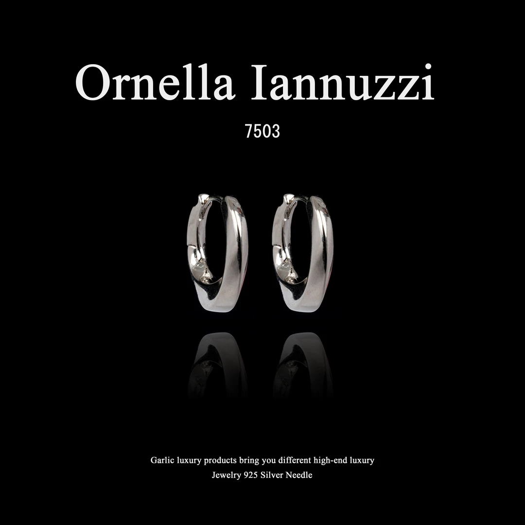 镀K金 【莫比乌斯环】Ornella Iannuzzi耳饰~7503
