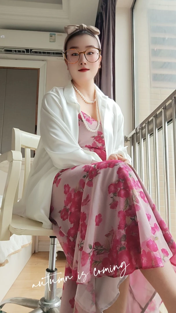 【胭脂扣】大码碎花裙卉包臀鱼尾斜裁吊带连衣裙法式印花连衣裙内搭