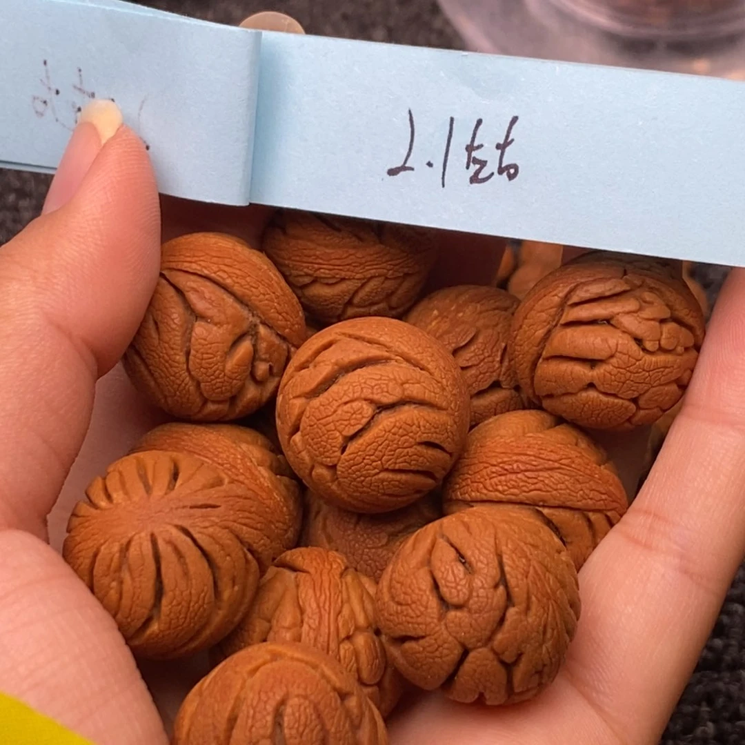 秦岭山脉龙纹桃核单圈 13k