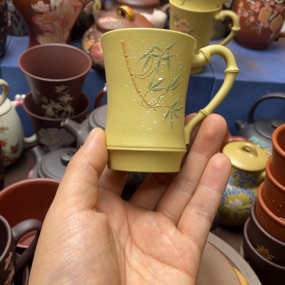 红泥茶杯紫砂主人杯100cc