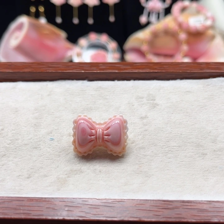 正***粒贝壳手串/手链粉贝蝴蝶结小雕