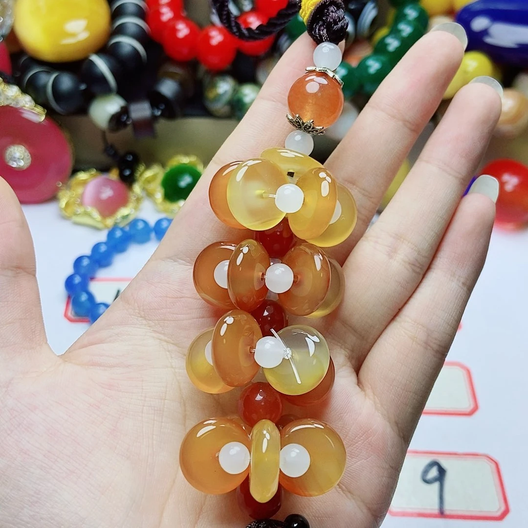 C***R玛瑙/玉髓手链未镶嵌