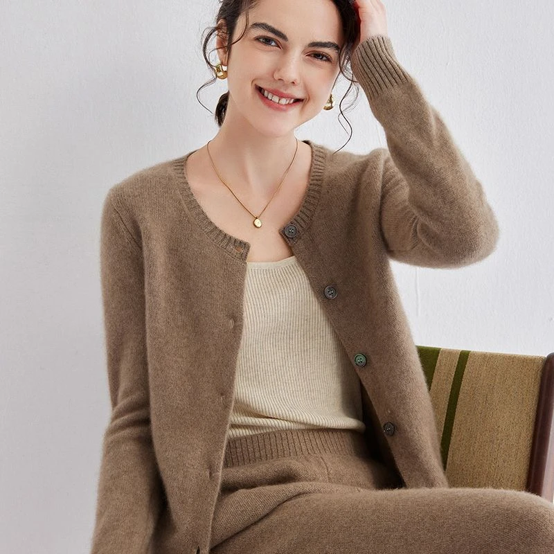 艾妮秋冬上新100%山羊绒针织衫MSN-831