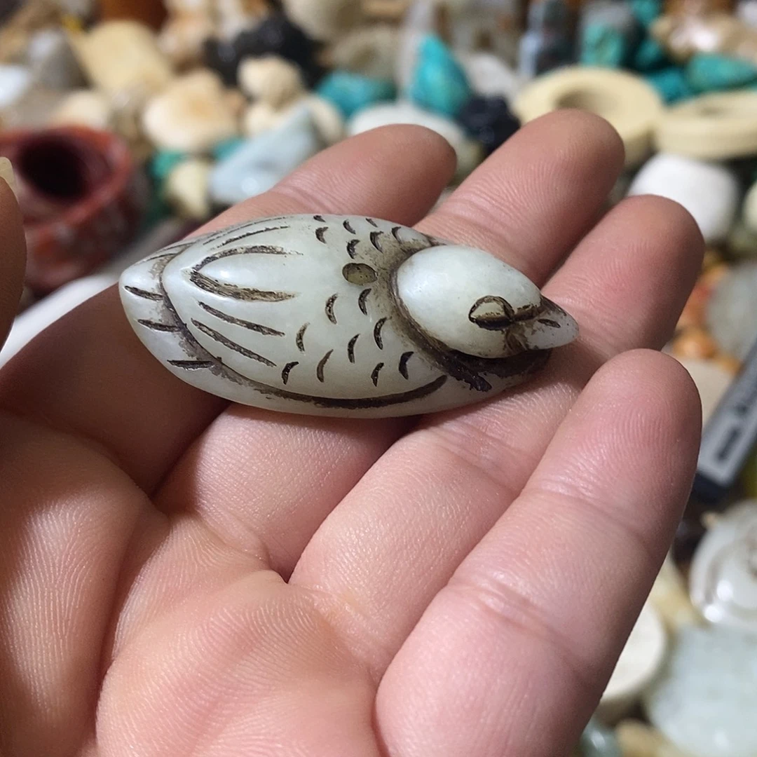 和田玉（糖玉）未镶嵌挂件