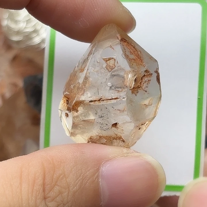 水晶颈饰未镶嵌巴基斯坦红你闪灵钻31mm+