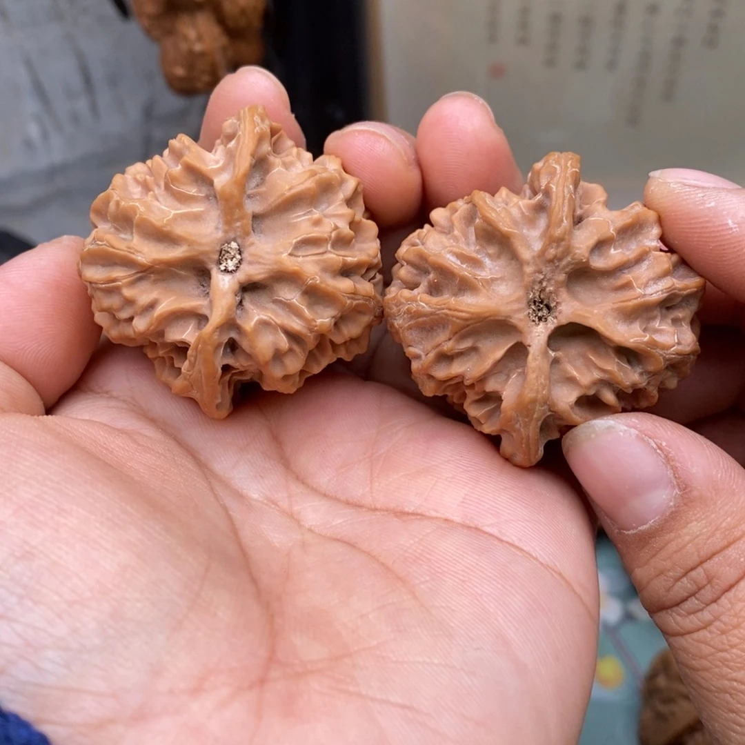 文玩核桃把件40苹果园