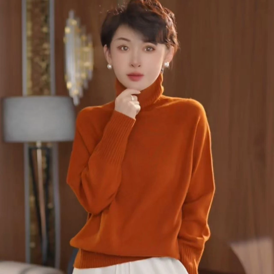 【纯羊毛】 一线成衣无缝一体 加厚针织衫MG7291