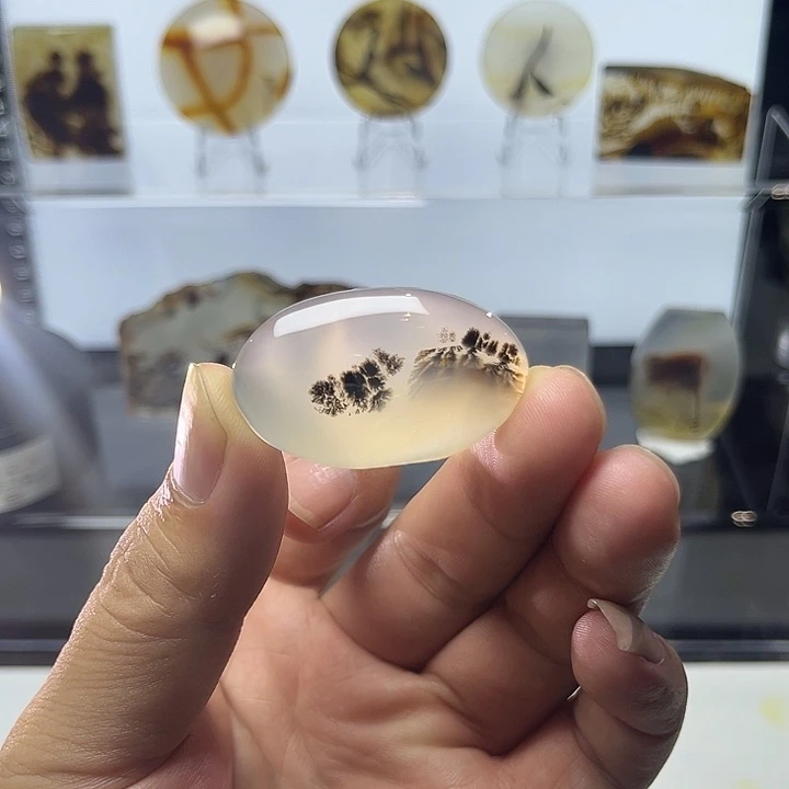 玛瑙/玉髓未镶嵌吊坠(不含链)