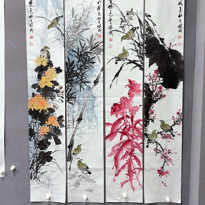 国画亲笔手绘放心去藏
