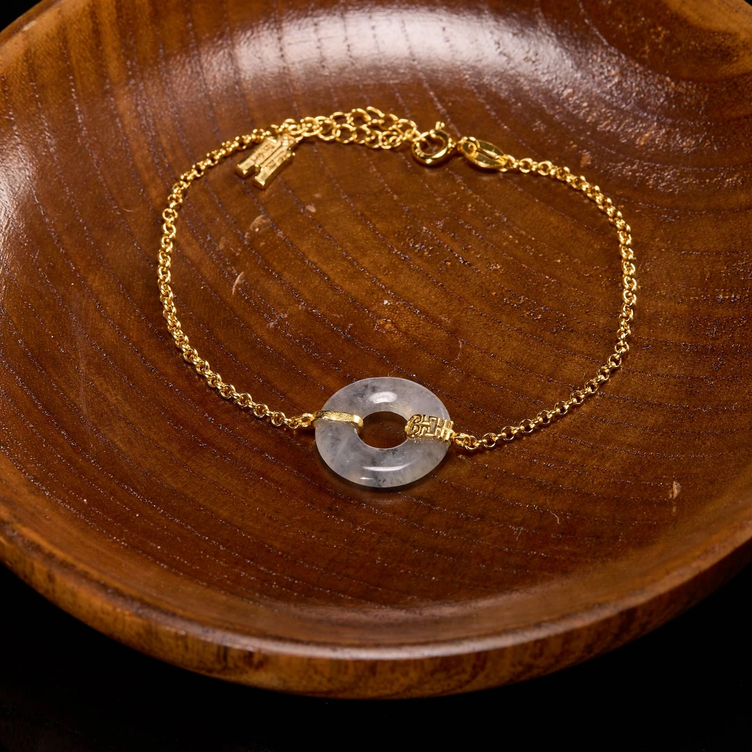 如苑珠宝S925翡翠手链/15*2多样性发货