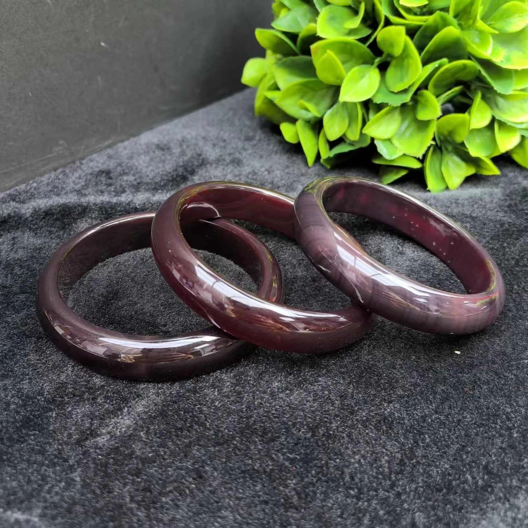 S1991【福嘟嘟】血翳灵石玛瑙手镯-送礼佳品-多样性只发一件