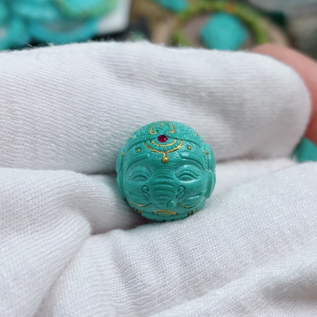 绿松石珠宝奇石未镶嵌