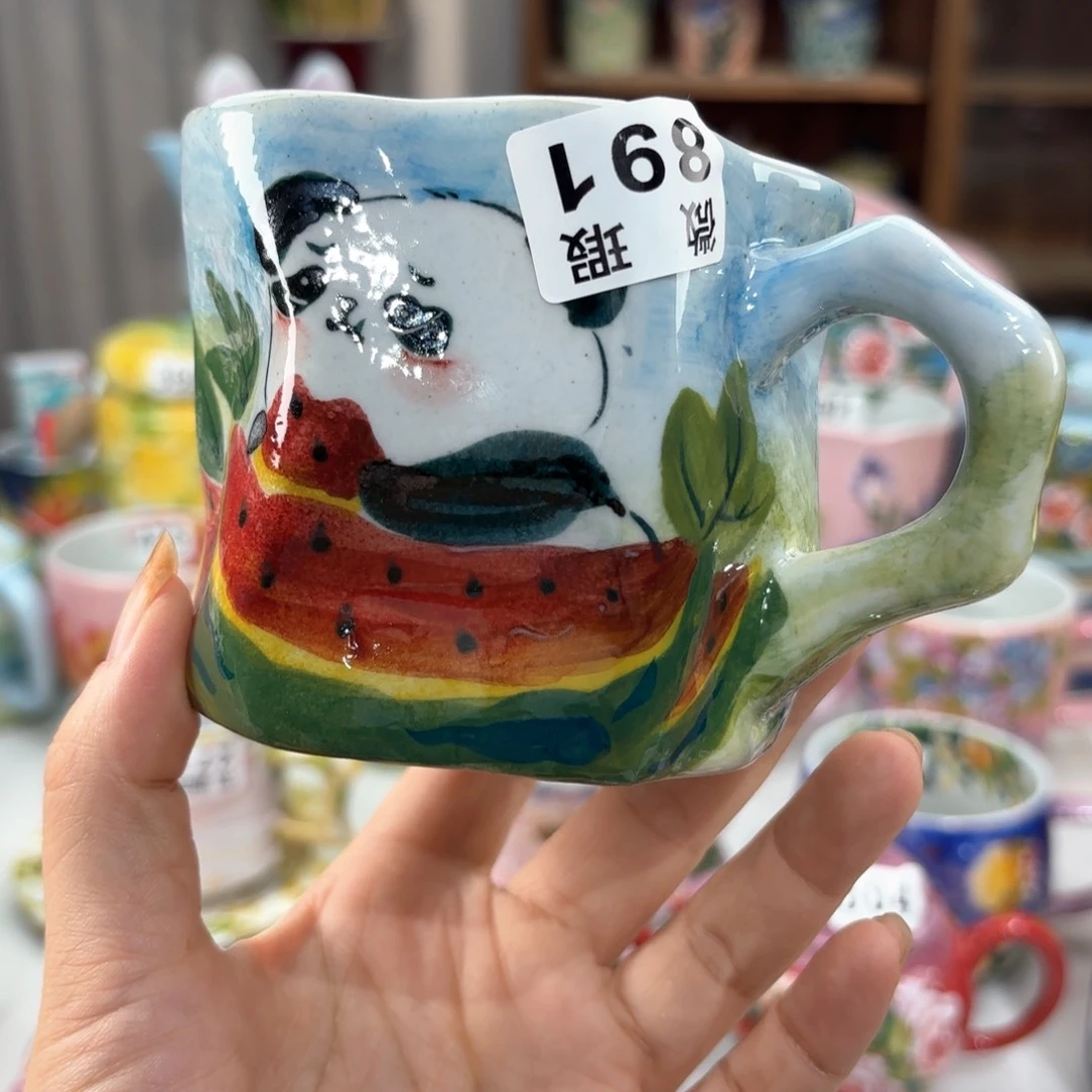 景德镇手绘高温釉下彩陶瓷茶具