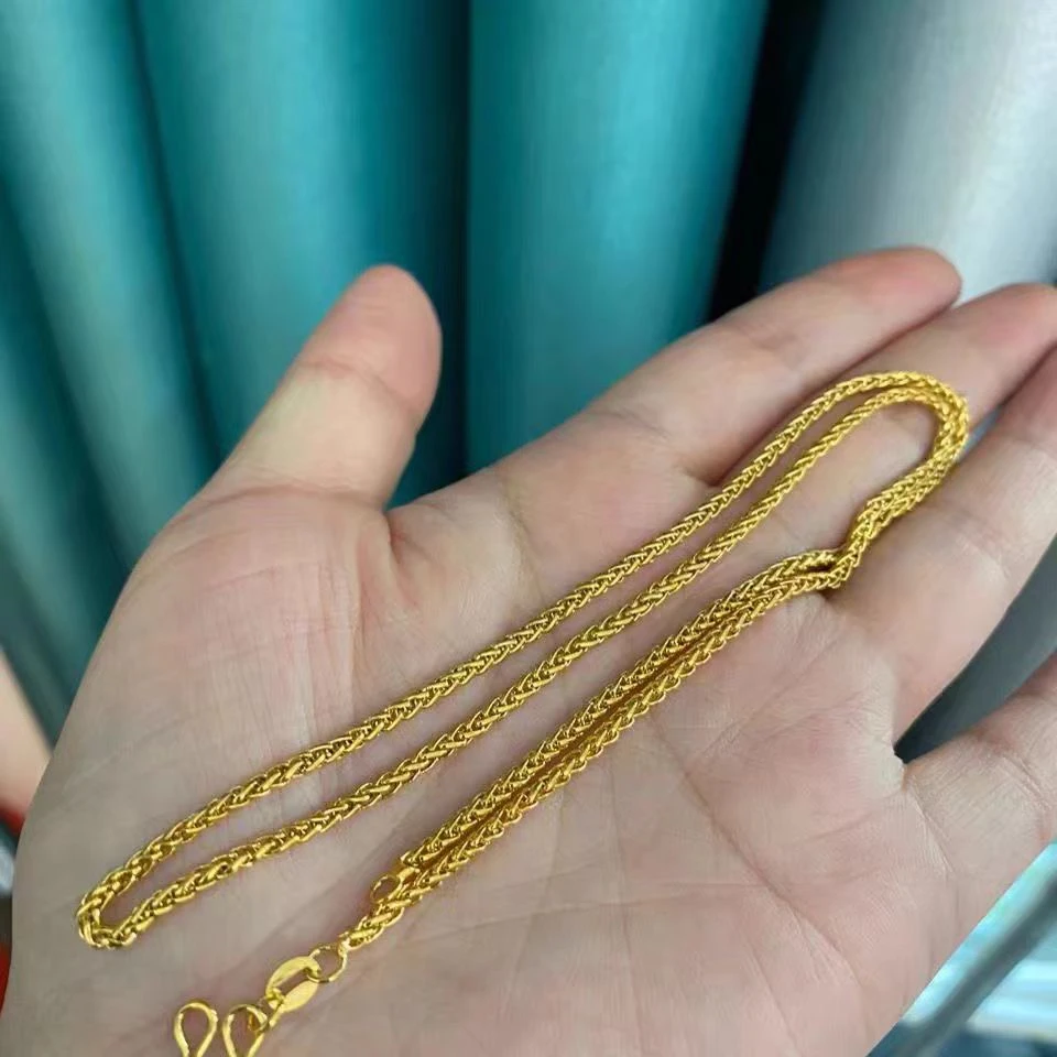 铜合金项链 合金女款肖邦链锁骨时尚项链经典简约百搭