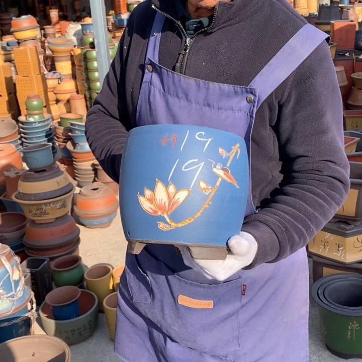 紫砂花盆紫砂花盆