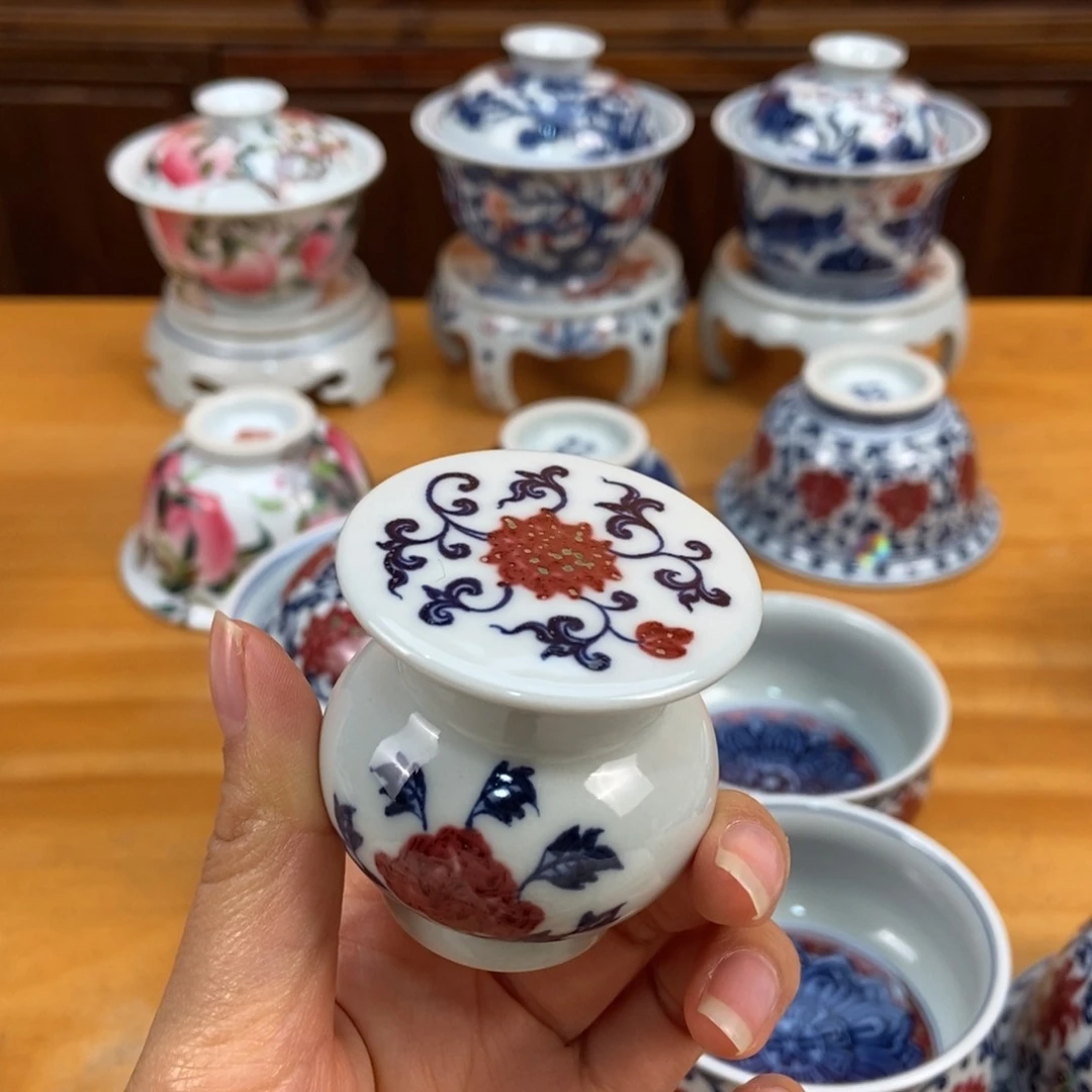 手绘现代茶具非古董