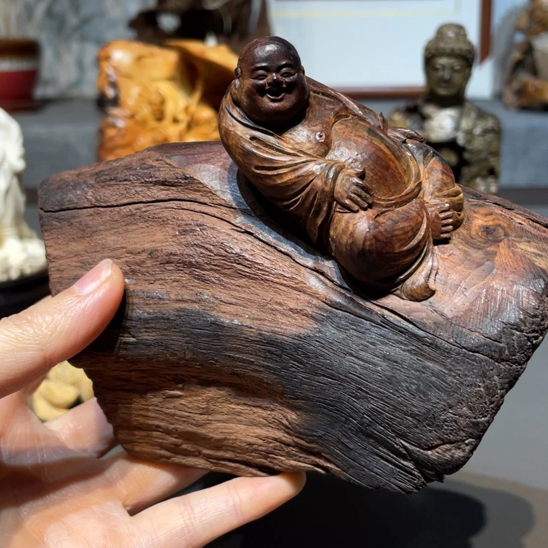 交趾黄檀（大红酸枝）乐乐摆件工艺品