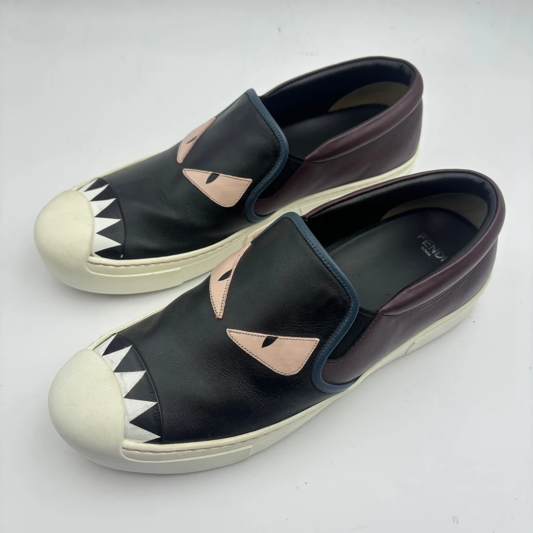 38码/fendi芬迪小怪兽板鞋/无盒/95新