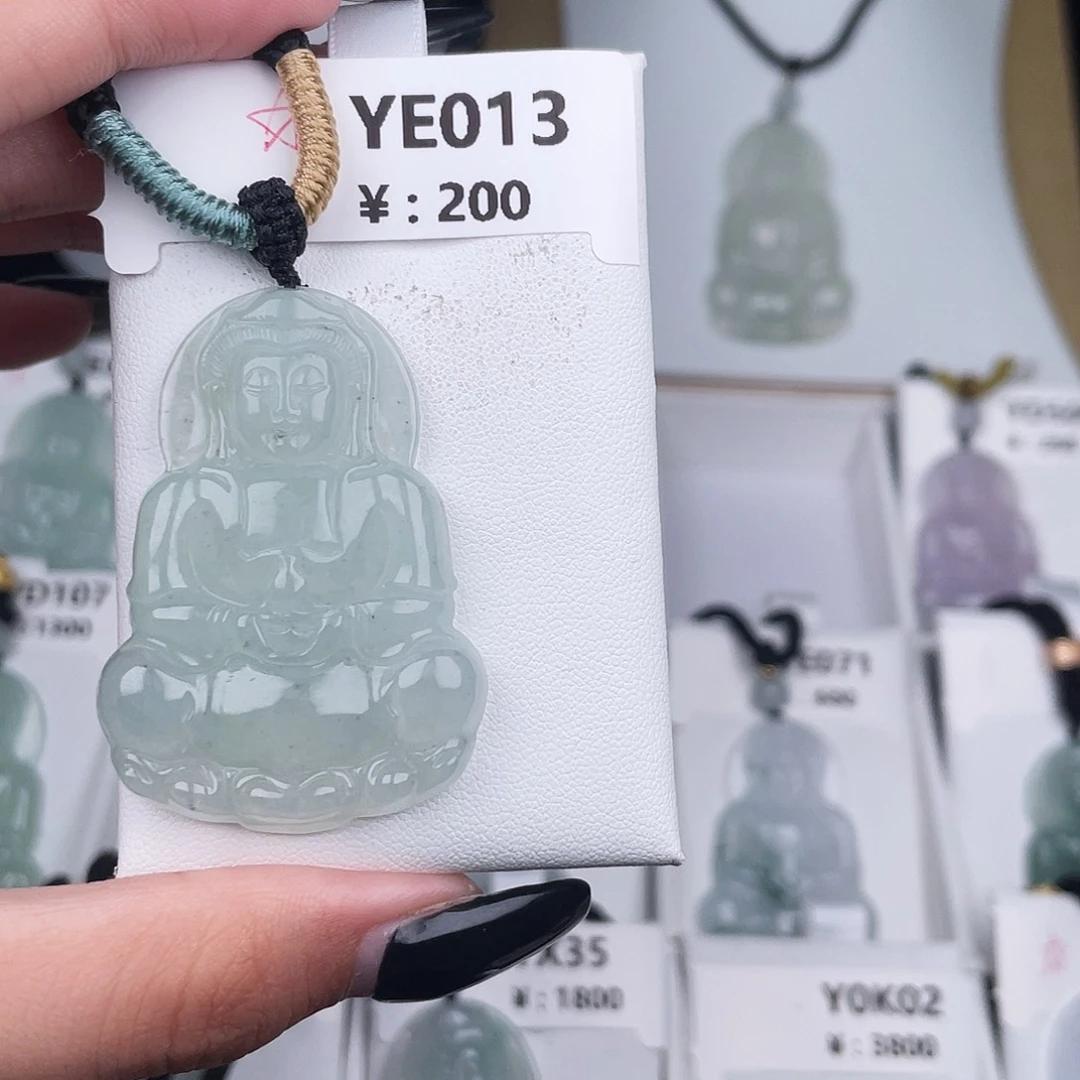 翡翠未镶嵌耳饰YE013