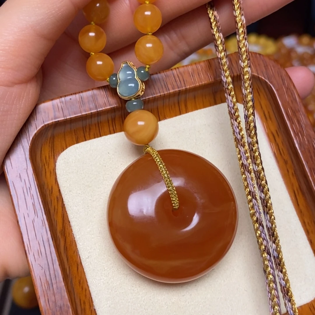 【闪购商品】蜜蜡颈饰未镶嵌项链
