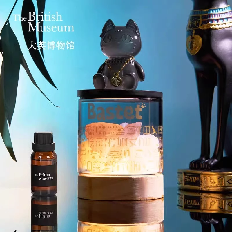 大英博物馆晶石香薰礼盒氛围灯乔迁新婚礼物送女友生日礼物女生