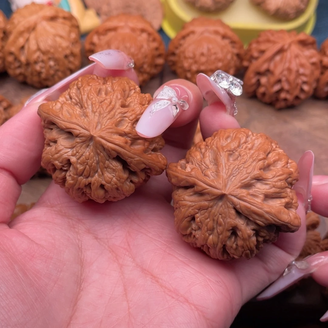 文玩核桃把件全品精配球筋46