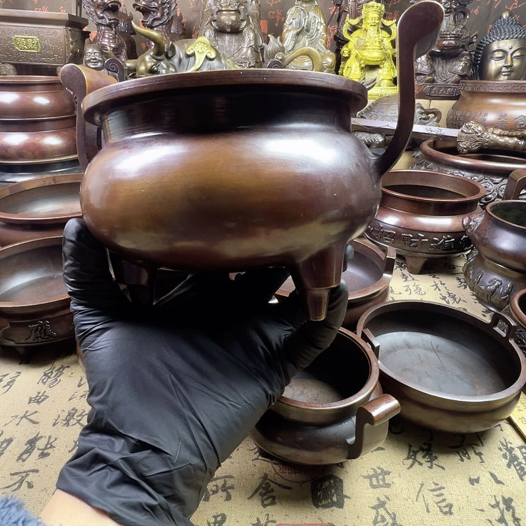 红****窗香炉 家用供香炉 风水摆件 聚宝盆 家居摆件