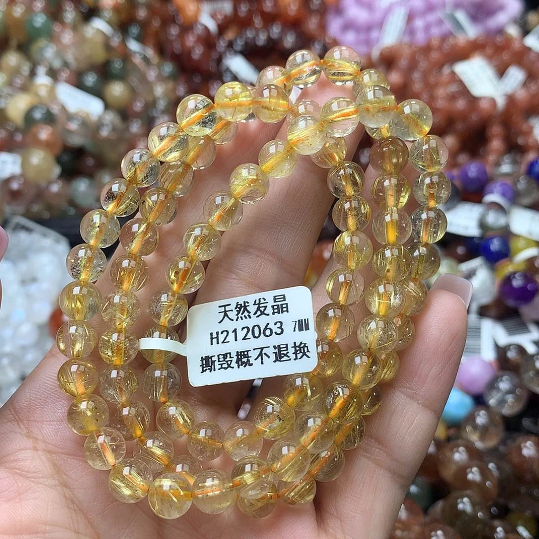 水晶手链未镶嵌 ，