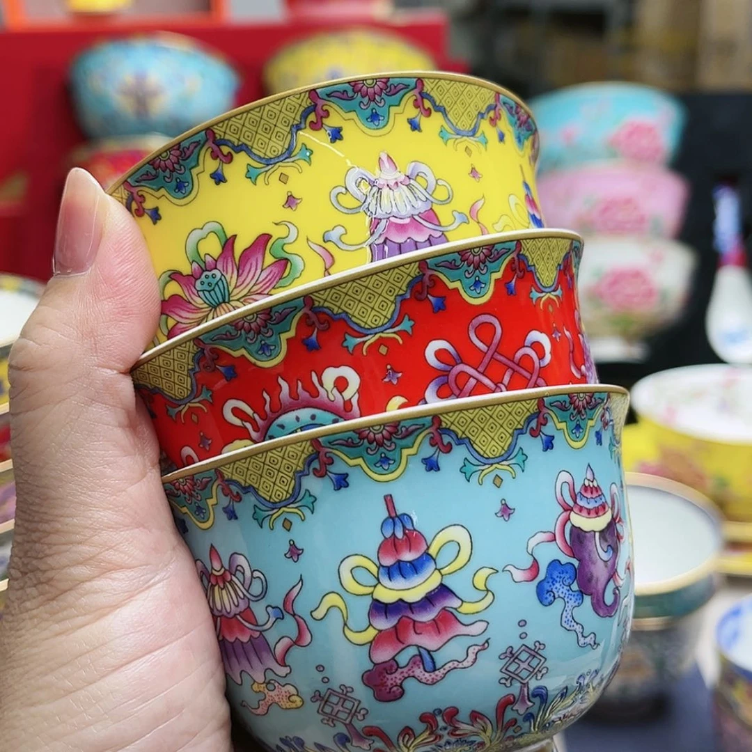 【闪购商品】珐琅3.3寸6个………………