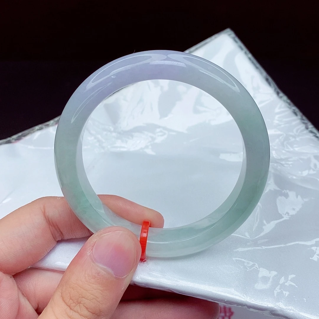 翡翠未镶嵌手镯56圈口