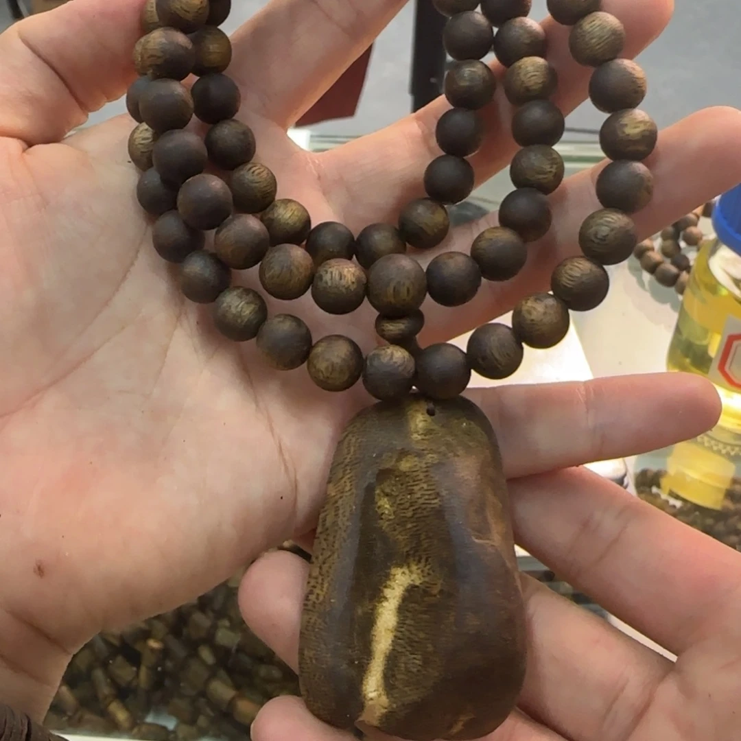 我***说沉香手串千里香定制款多圈圆珠