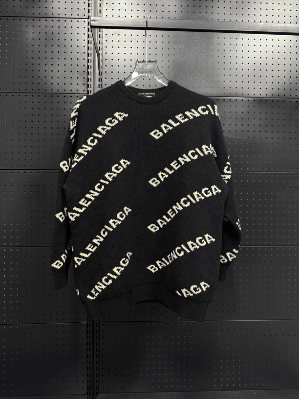 Balenciaga 巴黎世家黑弹幕毛衣/99新/34码/R0050