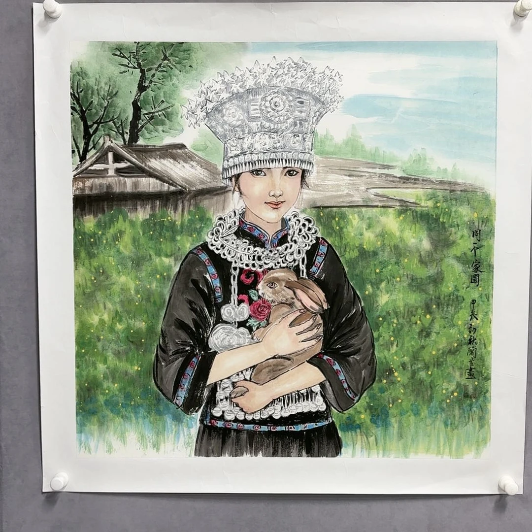 国画国画纯手绘作品请放心去藏