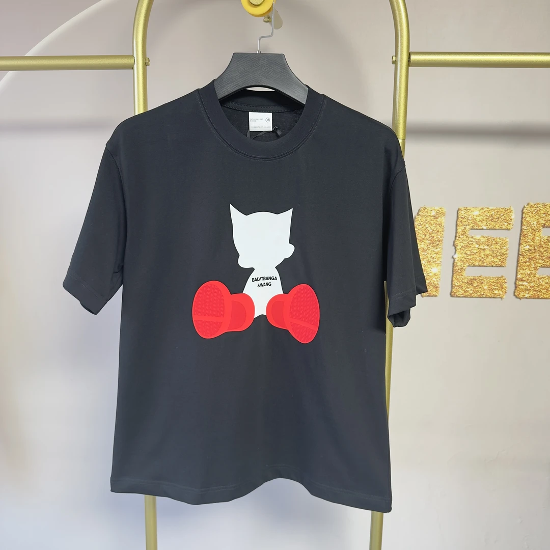 【TIME BOKAN】男士春夏新款时尚百搭潮流简约情侣短袖T恤1058