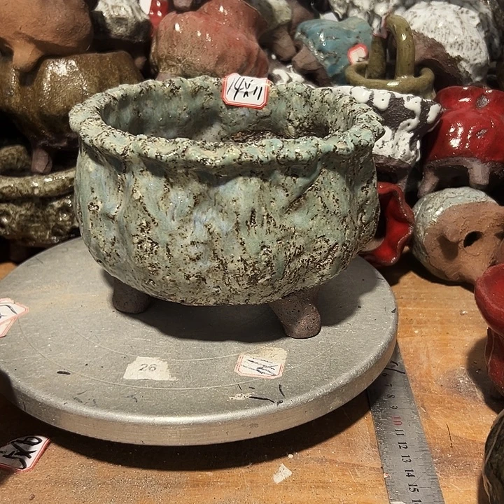 粗陶花盆制作就这样的