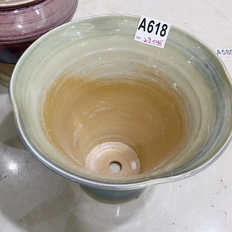 红陶景德镇陶瓷花盆手工-