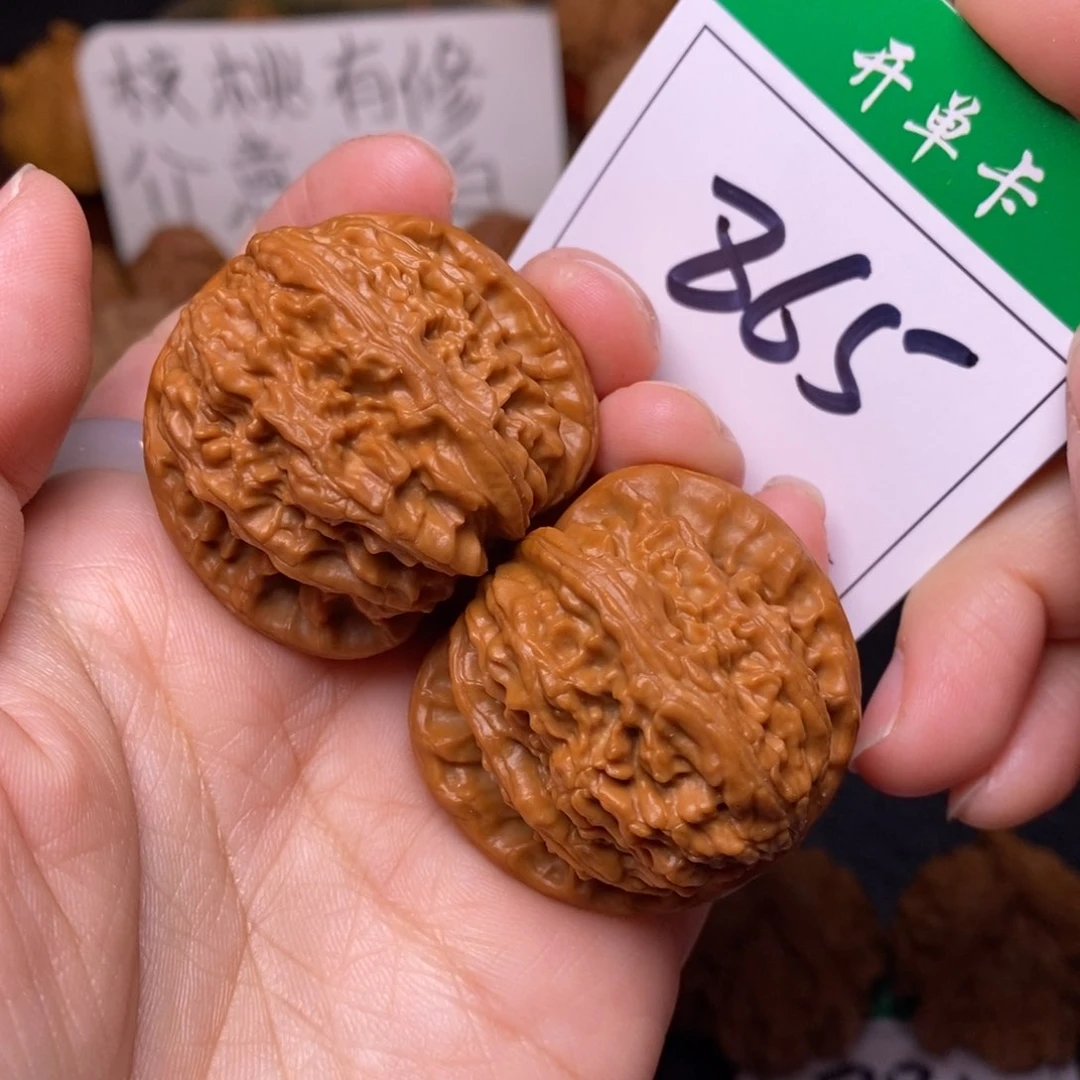 把件文玩核桃865白狮子3.9