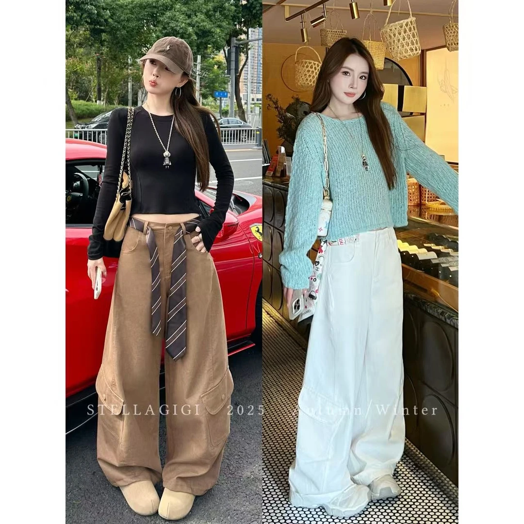 SG / 杨依姗 AW美式复古休闲百搭工装裤K-20251368