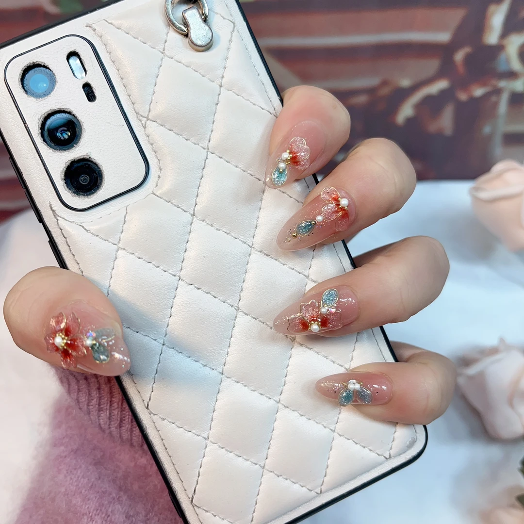 【YL063云裳】 薯你靓 品牌 原创设计 纯手工雕花穿戴甲可爱