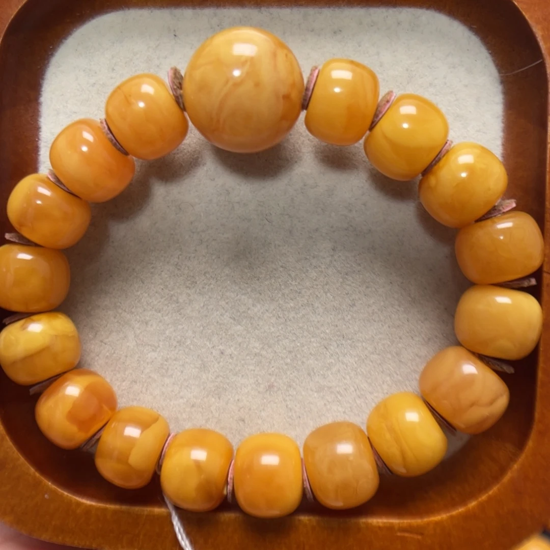 蜜蜡未镶嵌手串蜜蜡