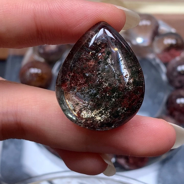 未镶嵌颈饰水晶粉****花天然