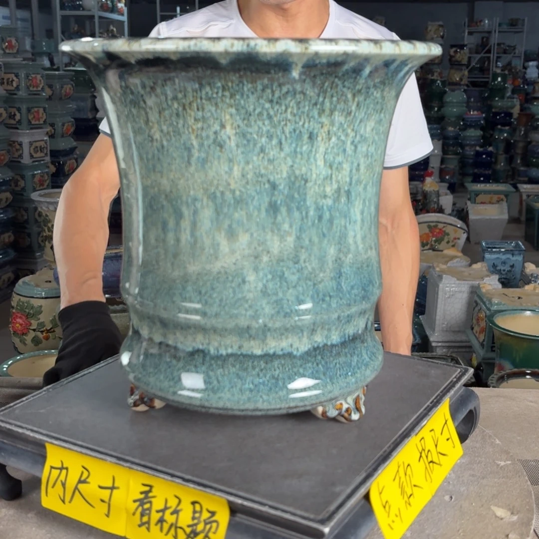 一风堂石湾花盆 内23*25