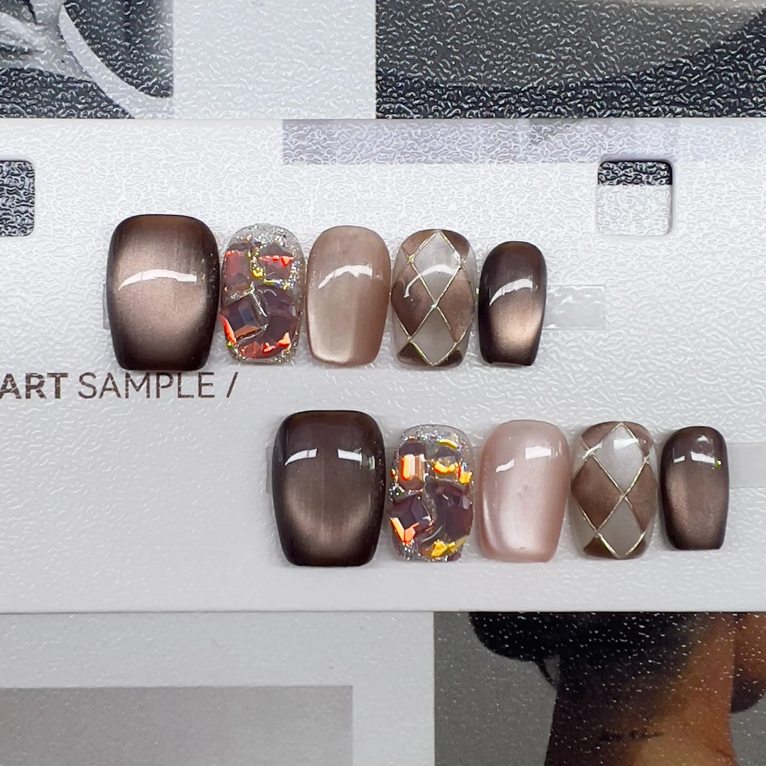 【火山熔岩】野禾YOLO NAIL穿戴甲 纯欲风