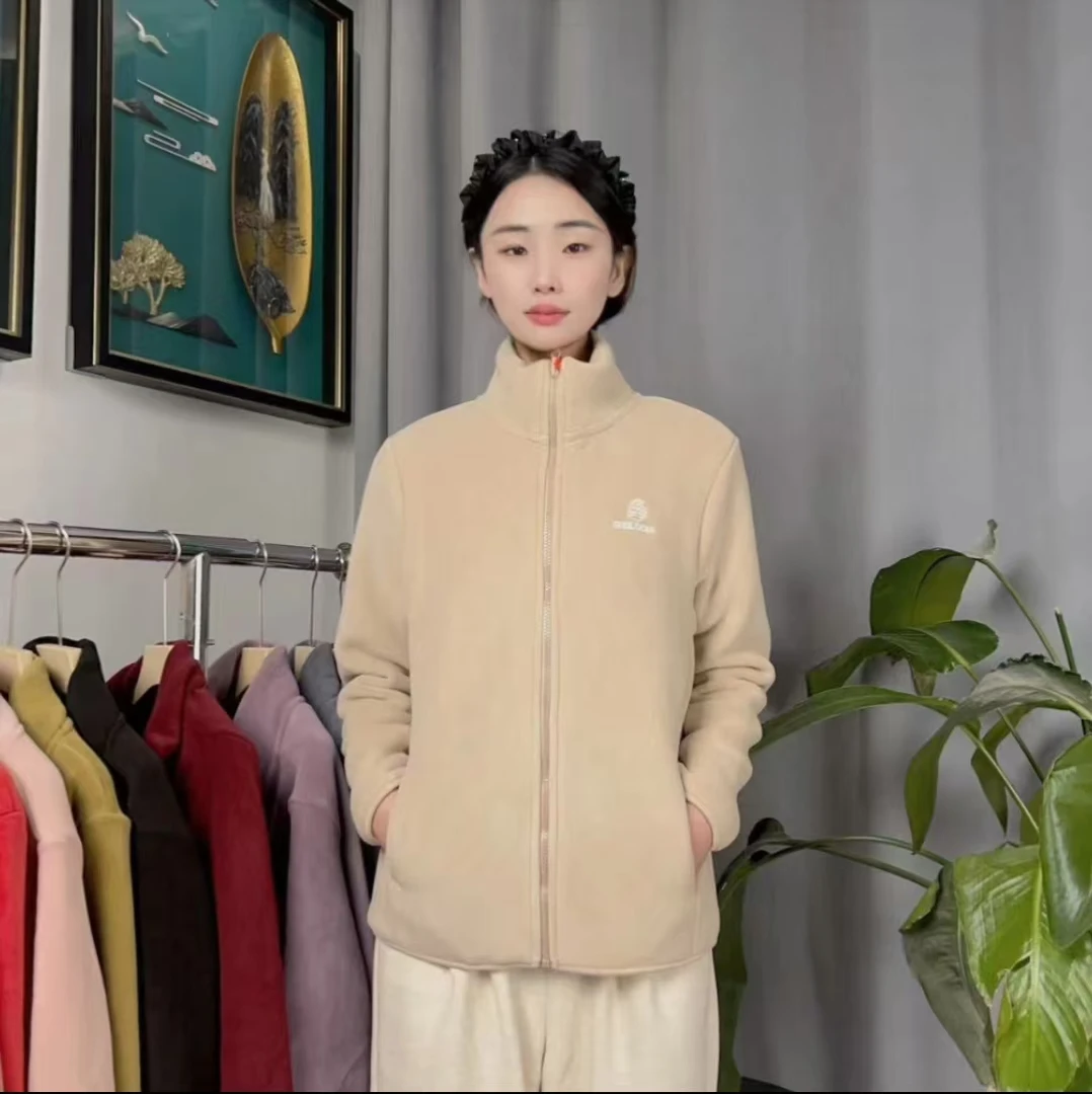 2024秋冬新款加绒加厚精品云感绒外套 男女 休闲 升级版 内包边