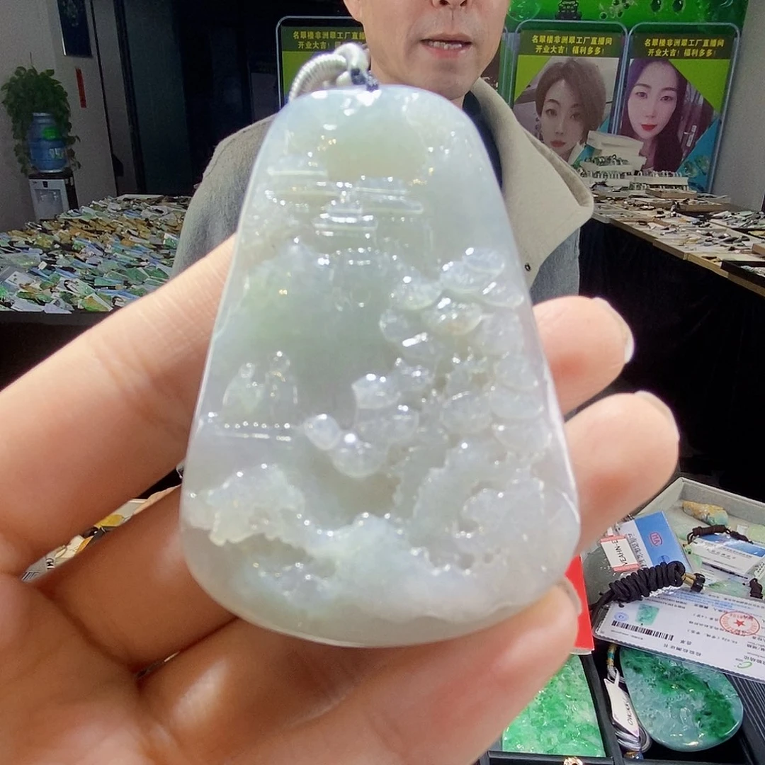 颈饰未镶嵌翡翠翡翠