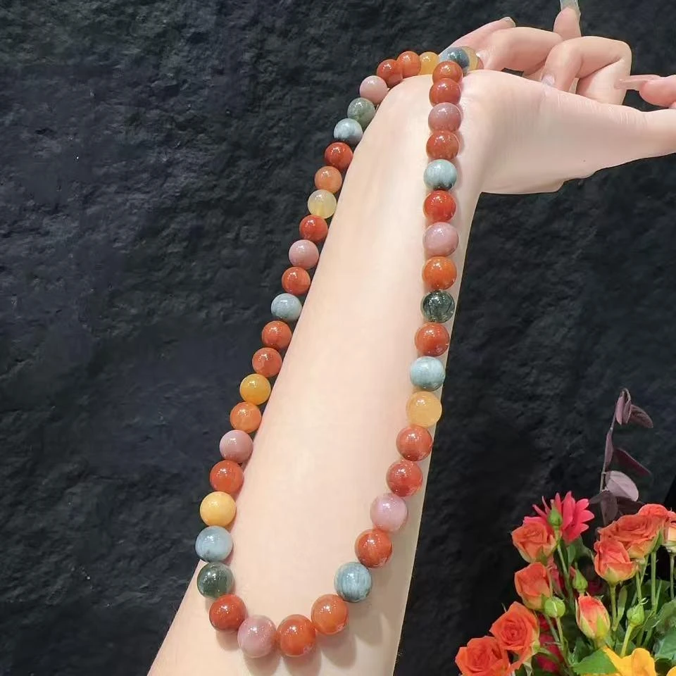 ZB天然水晶彩兔毛DIY设计款项链—多样性发其一