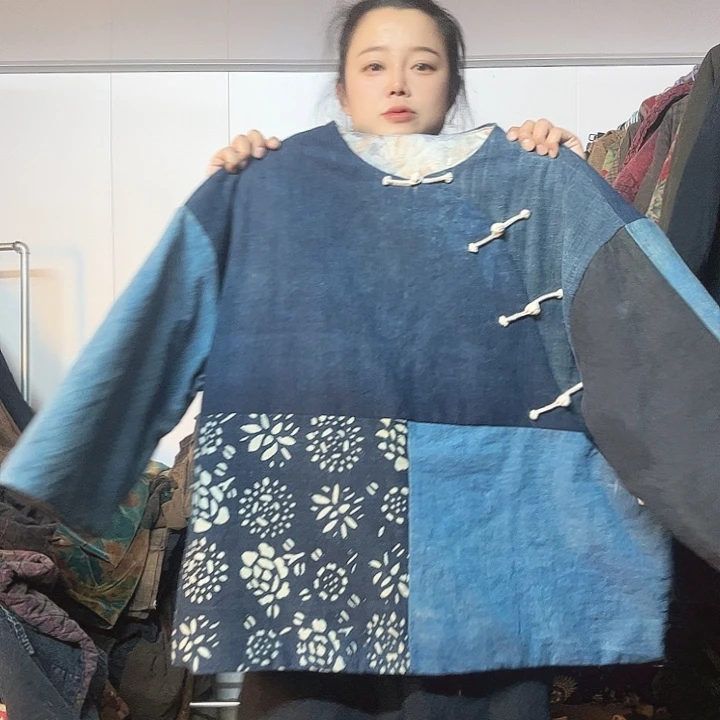 三醋酯纤维一套古布棉衣棉裤