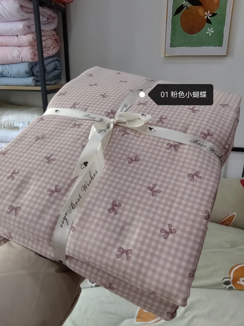 母婴级别纯棉双层纱可爱复古家用亲肤柔软